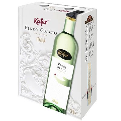 🍾 Käfer Pinot Grigio Trocken 1x 3,0 Liter Bag-in-a-Box schon ab 6,63€ (statt 17€)