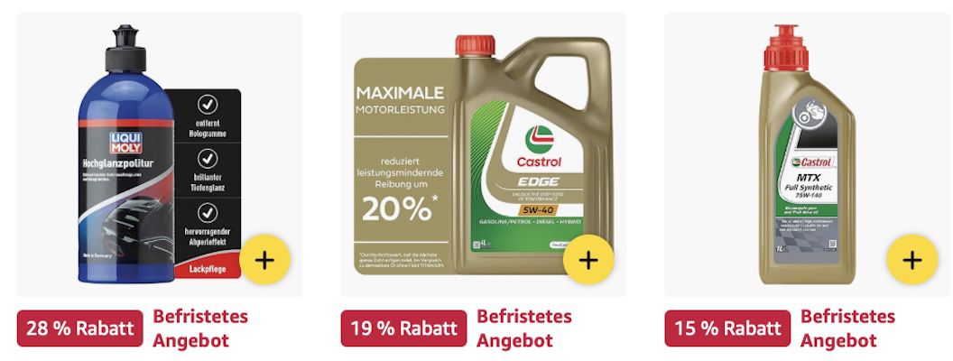 🚗🛢️ Amazon: Castrol und Liqui Moly Produkte im Sale z.B. 5L Castrol EDGE 0W 30 Motoröl für 41€ (statt 50€)