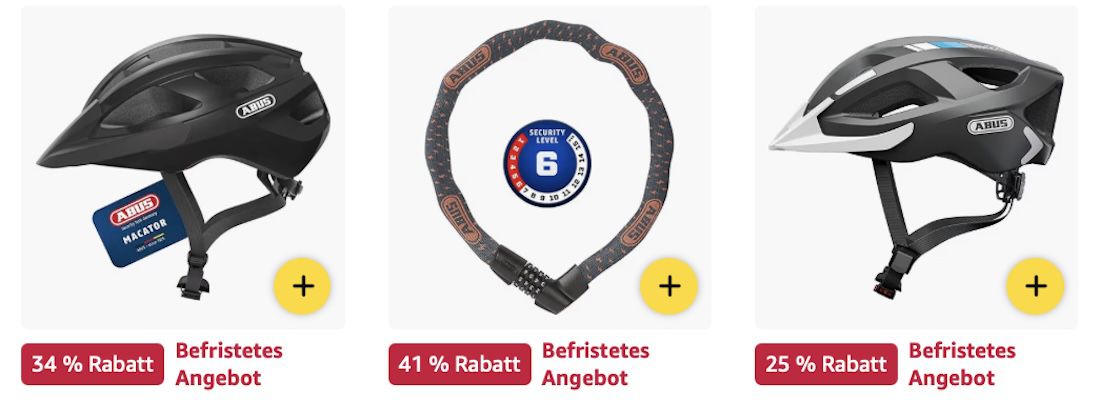 🔐 Amazon: ABUS Produkte im Sale z.B. Bügelschloss Granit XPlus 540 für 56€ (statt 80€)