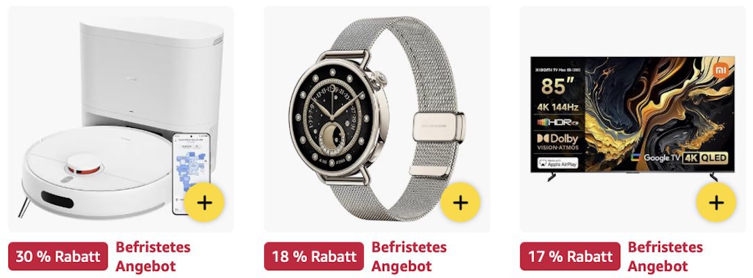 📺 Amazon: Xiaomi Last Minute Sale z.B. Xiaomi TV F 65 für 339€ (statt 389€)