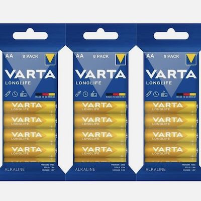 🔋 VARTA Alkaline Batterien für 9,98€ (statt 17€)