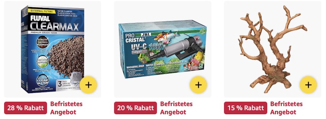 🐠🐟🐡 Amazon: Aquaristik Produkte im Last Minute Sale z.B. JBL ProSilent a100 Luftpumpe für 18€ (statt 24€)