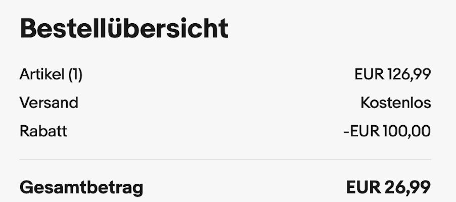 💡  100€ auf as Schwabe Optiline LED Baustrahler, 50 150W   z.B. 100W für 26,99€ (statt 135€)