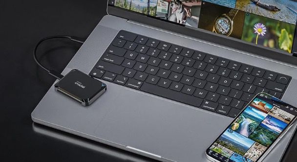 🧨 Crucial X9 Portable USB 3.2 Gen2 Externe SSD Festplatte mit 1TB für 79,99€ (statt 100€)