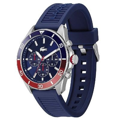 🐊💨 Lacoste Chronograph Tiebreaker mit Silikonarmband für 117,80€ (statt 169€)
