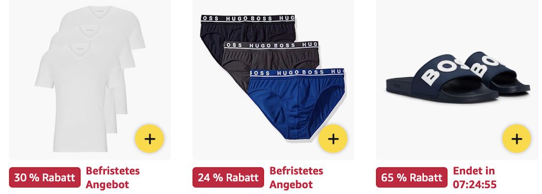 👖👔 Amazon: Hugo Boss Sale   Uhren, Mode & mehr z.B. Quarzuhr Kollektion Peak 2.0 für 344€ (statt 449€)