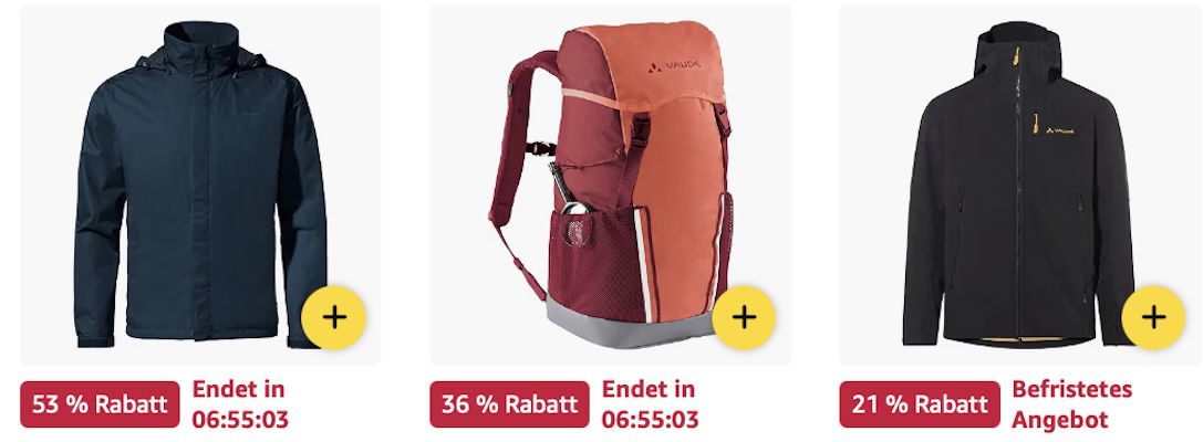 🚴🏻🔥 Amazon: VAUDE Sale z.B. Rucksack Cycle 28 II für 80€ (statt 112€)