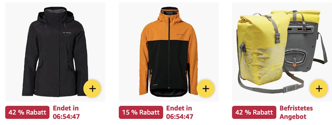 🚴🏻🔥 Amazon: VAUDE Sale z.B. Rucksack Cycle 28 II für 80€ (statt 112€)