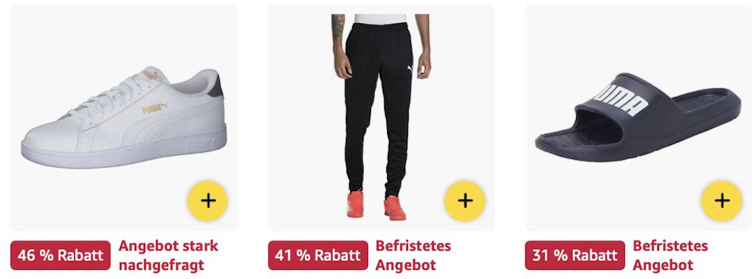 🧦👟 Amazon: PUMA Sneaker, Socken, Pullis etc. im Sale 🧦👟 Amazon: PUMA Sneaker, Socken, Pullis etc. im Sale
