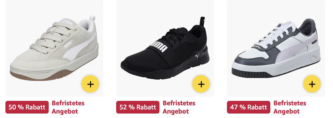 🧦👟 Amazon: PUMA Sneaker, Socken, Pullis etc. im Sale 🧦👟 Amazon: PUMA Sneaker, Socken, Pullis etc. im Sale