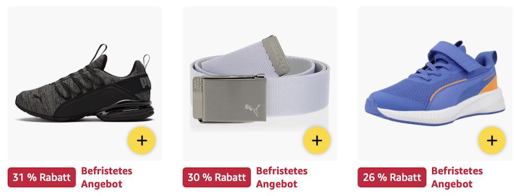🧦👟 Amazon: PUMA Sneaker, Socken, Pullis etc. im Sale 🧦👟 Amazon: PUMA Sneaker, Socken, Pullis etc. im Sale