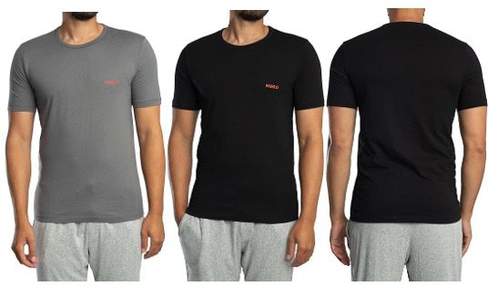 Schnell? 👕 HUGO BOSS T Shirt 3er Pack in Schwarz, Grau und Weiß für 22€ (statt 32€)
