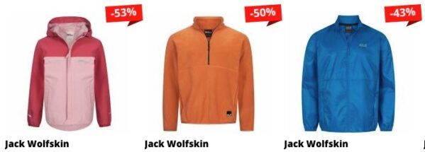 🐺💨 SportSpar: Jack Wolfskin Mega Sale ab 6,99€ + 15% Extra Rabatt & VSK Frei ab 60€