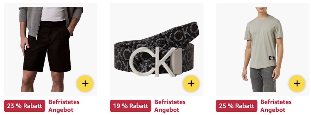 🧥👕 Amazon: Calvin Klein Jacken, T shirts, Gürtel etc. im Sale