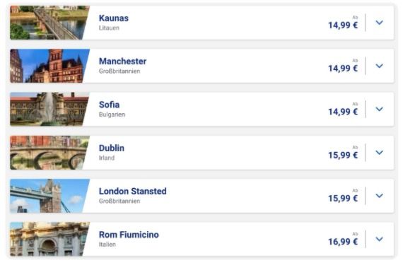 🛩️ Ryanair Fantastische Städtereisen z.B. 🇮🇪 Dublin, 🇮🇹 Rom oder 💂 Manchester ab 15,99€