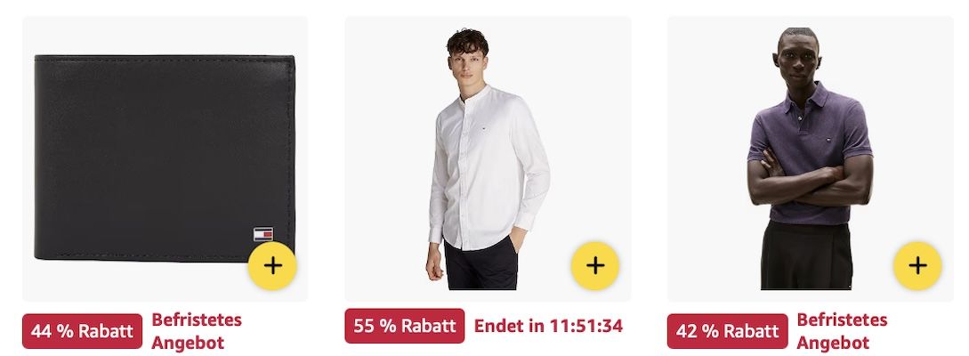 🔝👕⌚️ Amazon: Tommy Hilfiger Sale z.B. Herren Portemonnaie für 42€ (statt 52€)