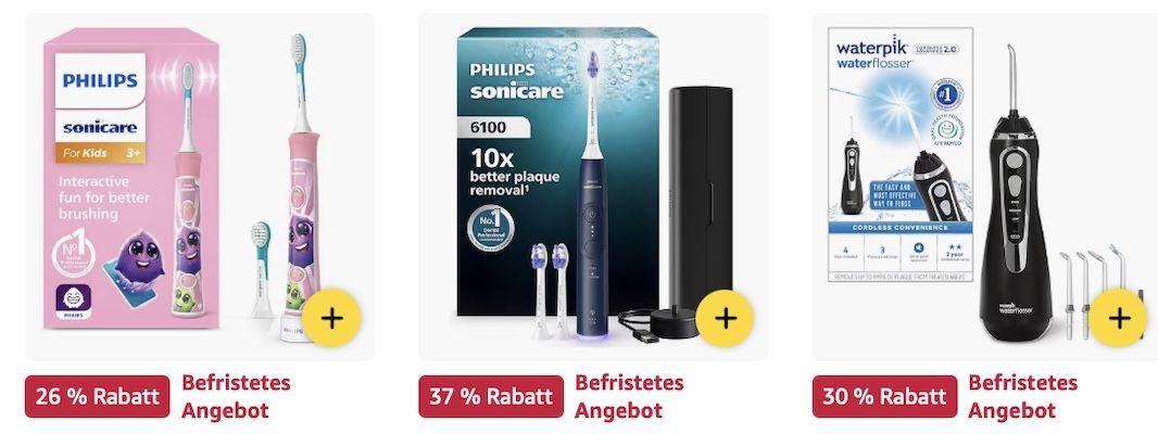🪥🦷 Amazon: Mund  & Zahnpflegeprodukte im Sale z.B. Munddusche für 60€ (statt 80€)