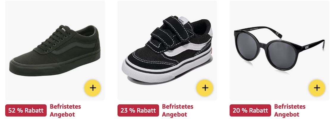 🔝👕👟 Amazon: Vans Sale   Kult Sneaker, Pullis, T Shirts im Angebot