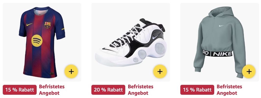 🏃🏻 Amazon: Nike Sale   Sneaker, T Shirts, Jogginghosen & mehr z.B. Kappe Metal Swoosh H86 für 17€ (statt 22€)