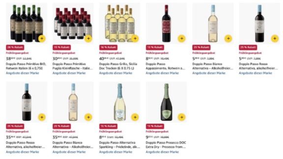 🍷 Doppio Passo Primitivo Rosato Rosé Italien (6x 0,75l) für 31€ (statt 35€) 🍷 Doppio Passo Primitivo Rosato Rosé Italien (6x 0,75l) für 31€ (statt 35€)