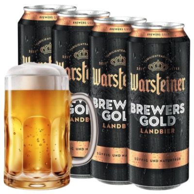 🍺💨 24x Warsteiner Brewers Gold Landbier je 0,5L ➡️ ab 16,19€ (statt 25€) – pro Bier 0,67€
