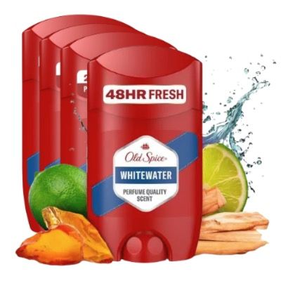 🍋💨 4x Old Spice Whitewater Deo Stick je 50ml ab 10,62€ (statt 16€)