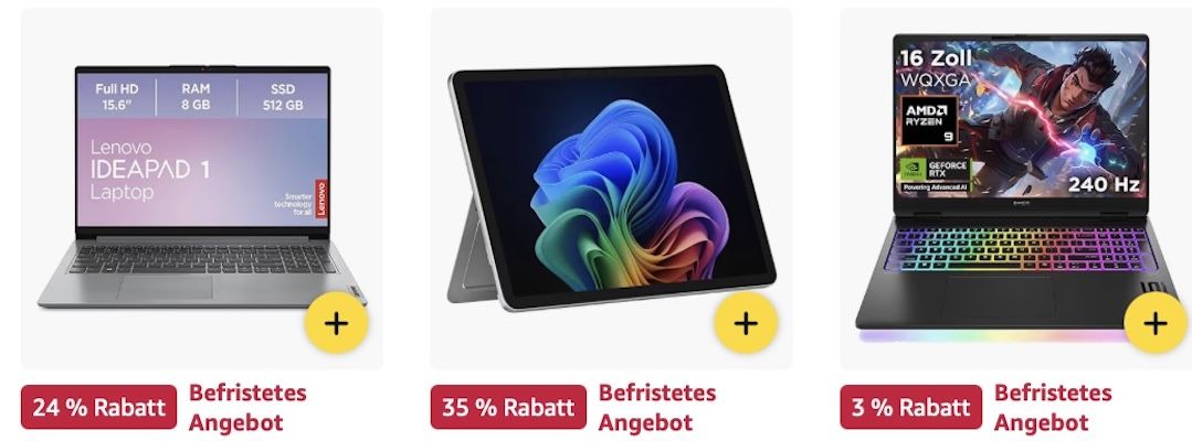🤑🧑‍💻 Amazon: Laptops im Mega Sale   Samsung, Lenovo, Dell & mehr z.B. HP Omen 17 Gaming Laptop für 999€ (statt 1.139€)