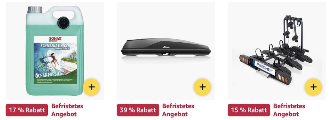 🚐🚗 Amazon: Auto , Motorrad  & Wohnmobil Ausstattung im Sale z.B. Anschraubplatte für 90€ (statt 105€)