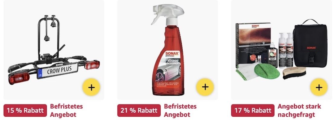 🚐🚗 Amazon: Auto-, Motorrad- & Wohnmobil-Ausstattung im Sale z.B. Anschraubplatte für 90€ (statt 105€) 🚐🚗 Amazon: Auto , Motorrad & Wohnmobil Ausstattung im Sale z.B. Anschraubplatte für 90€ (statt 105€)