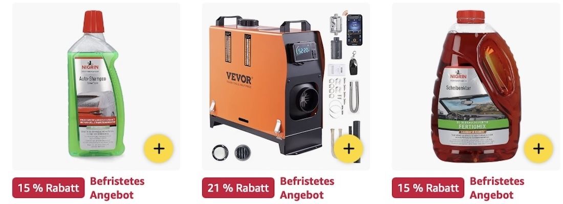 🚐🚗 Amazon: Auto-, Motorrad- & Wohnmobil-Ausstattung im Sale z.B. Anschraubplatte für 90€ (statt 105€) 🚐🚗 Amazon: Auto , Motorrad & Wohnmobil Ausstattung im Sale z.B. Anschraubplatte für 90€ (statt 105€)