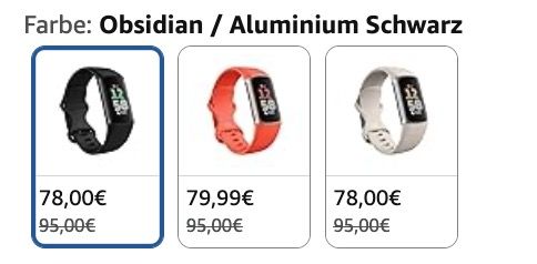 ⌚ Google Fitbit Charge 6 Aktivitätstracker für 78€ (statt 96€)
