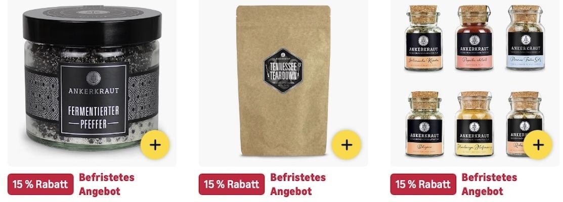 🧅🧄🌶️ Amazon: Ankerkraut im Sale z.B. 150g Fermentierter Pfeffer für 24€ (statt 27€) 🧅🧄🌶️ Amazon: Ankerkraut im Sale z.B. 150g Fermentierter Pfeffer für 24€ (statt 27€)