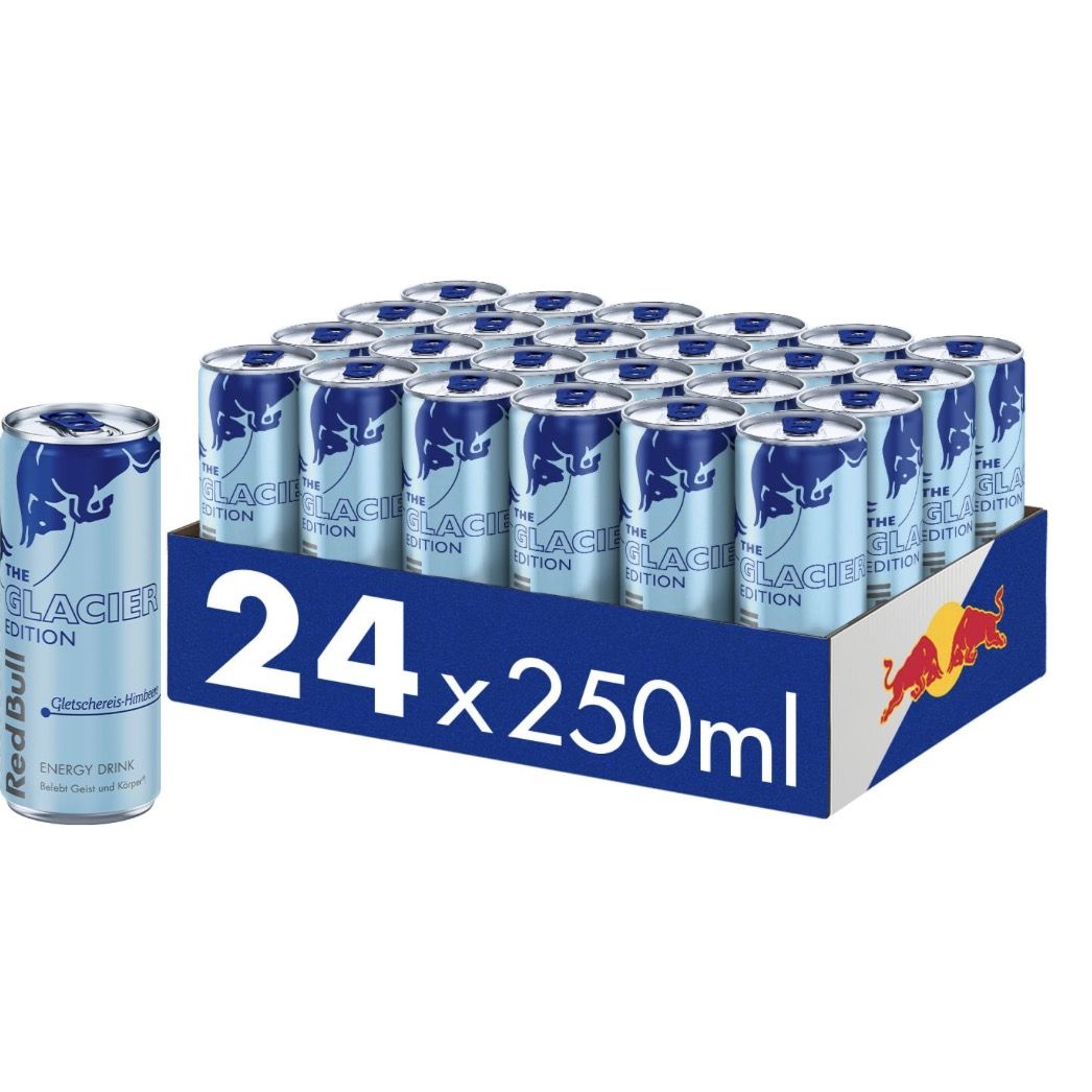 🧊 24x Red Bull Winter Edition Gletschereis Himbeere für 24,69€ (statt 35€)
