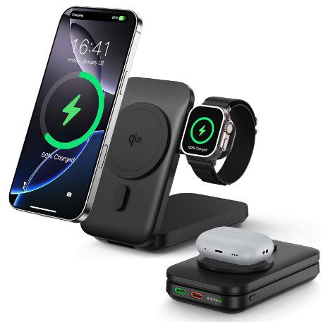 ⚡ RoRoSkin 10.000mAh Qi2 Powerbank mit Watch Charger für 24,99€ (statt 30€)