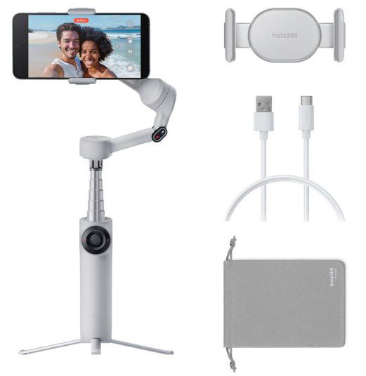 🤳 Insta360 Flow 2 Ki-Gimbal für Smartphones inkl. Zubehör, Beutel & Halterung für 70€ (statt 85€) 🤳 Insta360 Flow 2 Ki Gimbal für Smartphones inkl. Zubehör, Beutel & Halterung für 70€ (statt 85€)