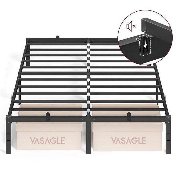 🛌 VASAGLE Doppelbettgestell (140 x 200 cm) aus Metall für 44,99€ (statt 70€)