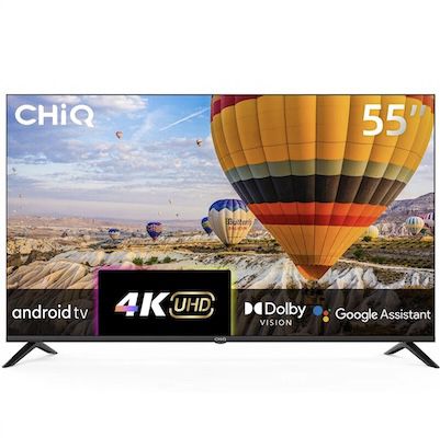 📺 CHiQ U55P9V – 55 Zoll UHD Android-Fernseher mit Dolby Vision ab 229€ (statt 291€)