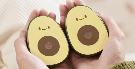 🥶 2x Gaiatop Handwärmer wiederaufladbar als Avocado für 14,99€ (statt 20€)
