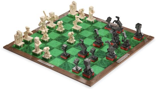 ♟️ Overworld Heroes vs. Hostile Mobs Minecraft Schachspiel für 44,59€ (statt 56€)