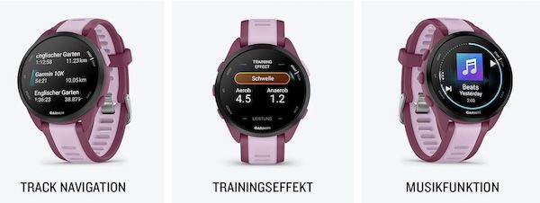 ⌚️ Garmin Forerunner 165 Music 43mm Lauf Smartwatch für 199€ (statt 245€)