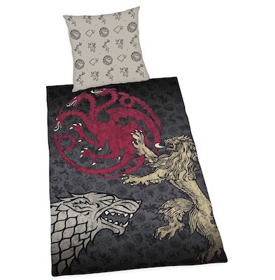 🐉 Game of Thrones Bettwäsche Set (140 x 200 cm + 70 x 90 cm) für 16,94€ (statt 28€)