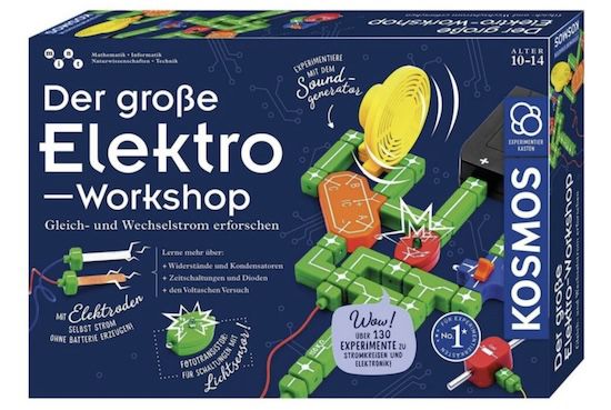 ⚡️ Kosmos 620820 Der große Elektro Workshop für 81,20€ (statt 120€)