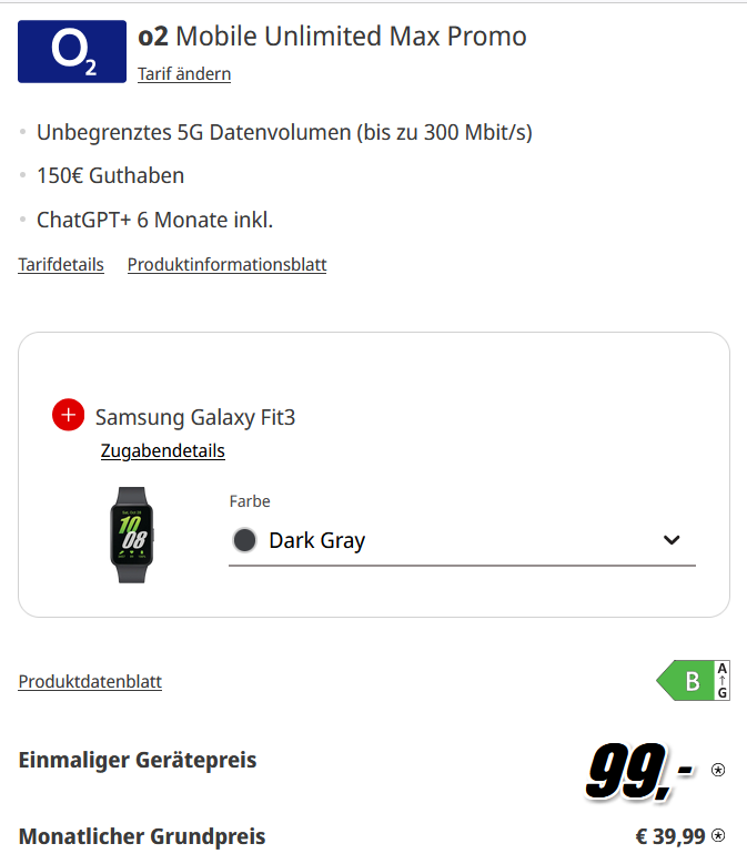🔥 Samsung Galaxy S25 Ultra (256 GB) + Fit3 Watch + O2 Unlimited für 39,99€ mtl. + 150€ Bonus + ChatGPT