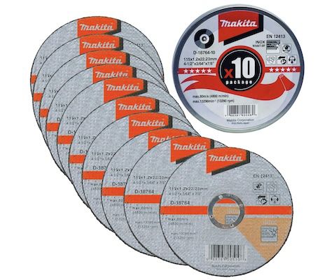 10er Pack Makita 115 mm Trennscheiben für 4,71€ (statt 9€)
