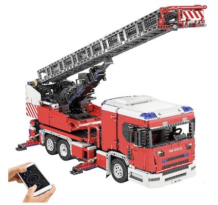 🚒 Mould King Feuerwehr mit Drehleiter & 8 Motoren für 136,44€ (statt 187€)