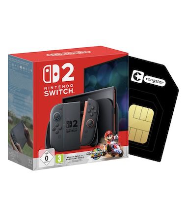🍄🎮 Nintendo Switch 2 Mario Kart World für 49,95€ + Telekom Allnet 75GB für 19€ mtl. + 30€ Bonus