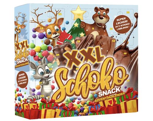 🍫 XXL Schoko Snack Adventskalender (Snickers, Mars, m&ms uvm.) für 9,99€ (statt 15€)