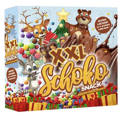 🍫 XXL Schoko Snack Adventskalender (Snickers, Mars, m&m’s uvm.) für 9,99€ (statt 15€)