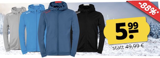 🧥 Kempa Player Herren Kapuzen Jacke je 5,99€ + VSK (statt 25€) 🧥 Kempa Player Herren Kapuzen Jacke je 5,99€ + VSK (statt 25€)