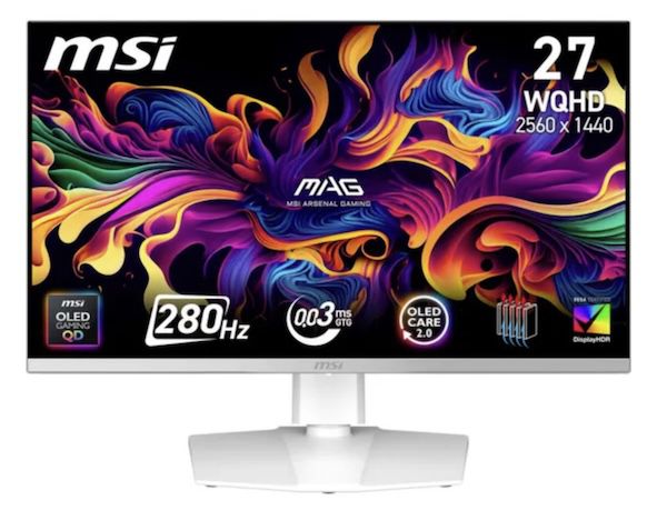 🖥️ MSI MAG 272QPWDE QD-OLED X28 Monitor mit 280 Hz für 456,99€ (statt 719€) 🖥️ MSI MAG 272QPWDE QD OLED X28 Monitor mit 280 Hz für 456,99€ (statt 719€)